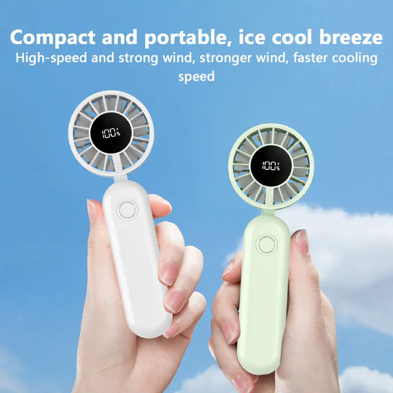 Mini ventilateur portable Xiaomi 120 vitesses, ventilateurs de bureau sans pales rechargeables, refroidissement instantané avec mode glace pour hommes et femmes, nouveau