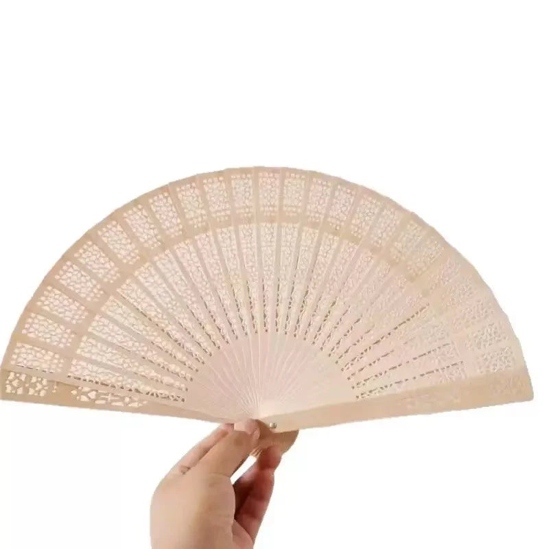 Custom Wedding Fans-Hand Fan For Bridal Shower Beach And Summer Wedding Favors-Personalized Rustic And Elegant Wooden Fan