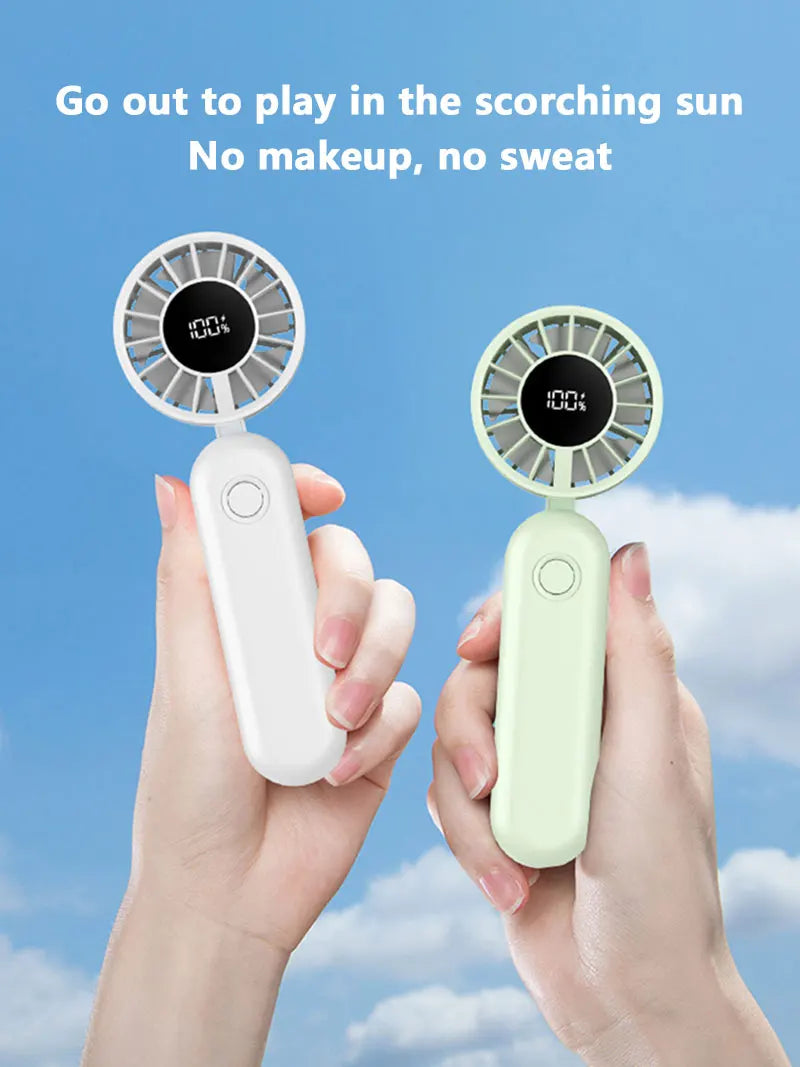 Mini ventilateur portable Xiaomi 120 vitesses, ventilateurs de bureau sans pales rechargeables, refroidissement instantané avec mode glace pour hommes et femmes, nouveau