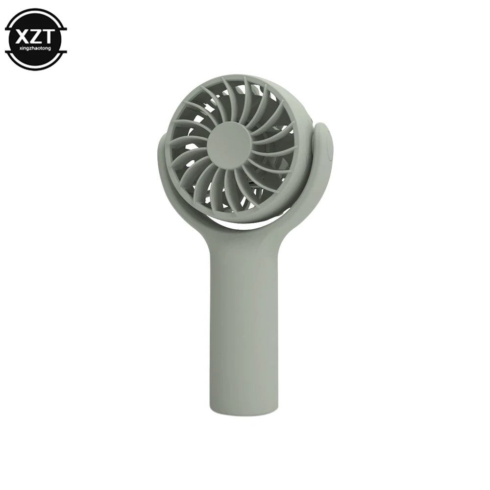 Ventilateur Portable Rotatif Mini Ventilateur Électrique Portable Ventilateur de Refroidissement USB Rechargeable pour Voyage Extérieur Cadeaux pour Femmes
