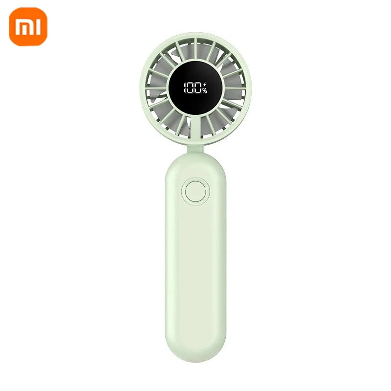 Mini ventilateur portable Xiaomi 120 vitesses, ventilateurs de bureau sans pales rechargeables, refroidissement instantané avec mode glace pour hommes et femmes, nouveau
